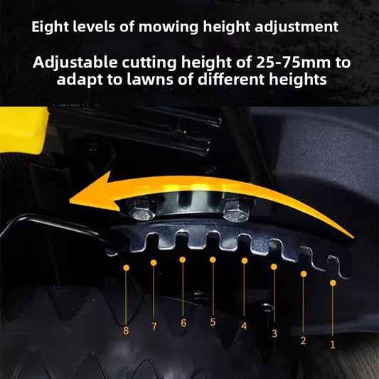 Gasoline Self-Propelled Lawn Mower for Home Yard Care Use