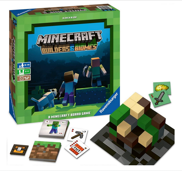 Minecraft IP Board Game Monopoly for Family Fun and Strategy