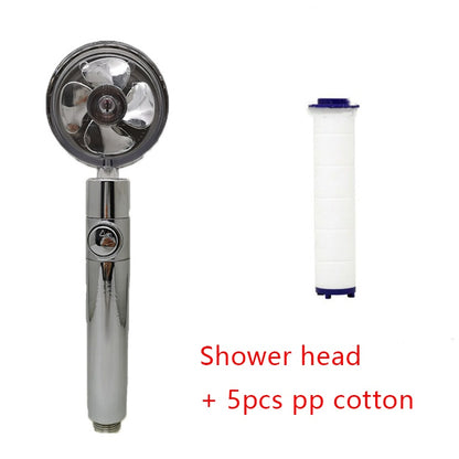 Buy Shower Head Water Saving – 360° Rotating ABS Rain Nozzle