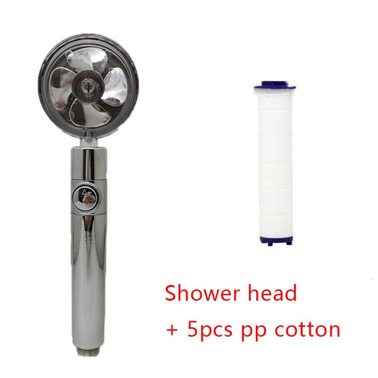 Buy Shower Head Water Saving – 360° Rotating ABS Rain Nozzle