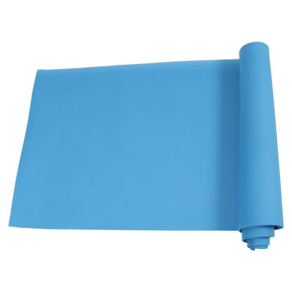 Blue and yellow EVA yoga mat