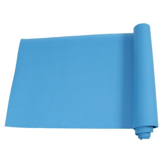 Blue and yellow EVA yoga mat