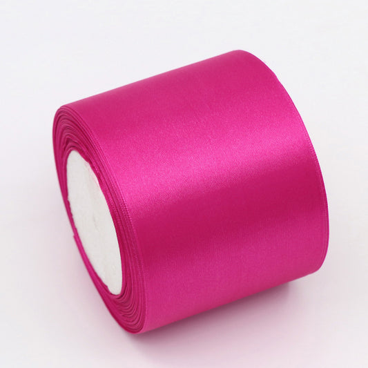 8CM Wide Silk Ribbon – Colored Ribbons for Wedding Supplies