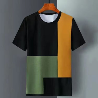 Buy Summer Ice Silk Short Sleeve T-shirt Men for Cool Comfort