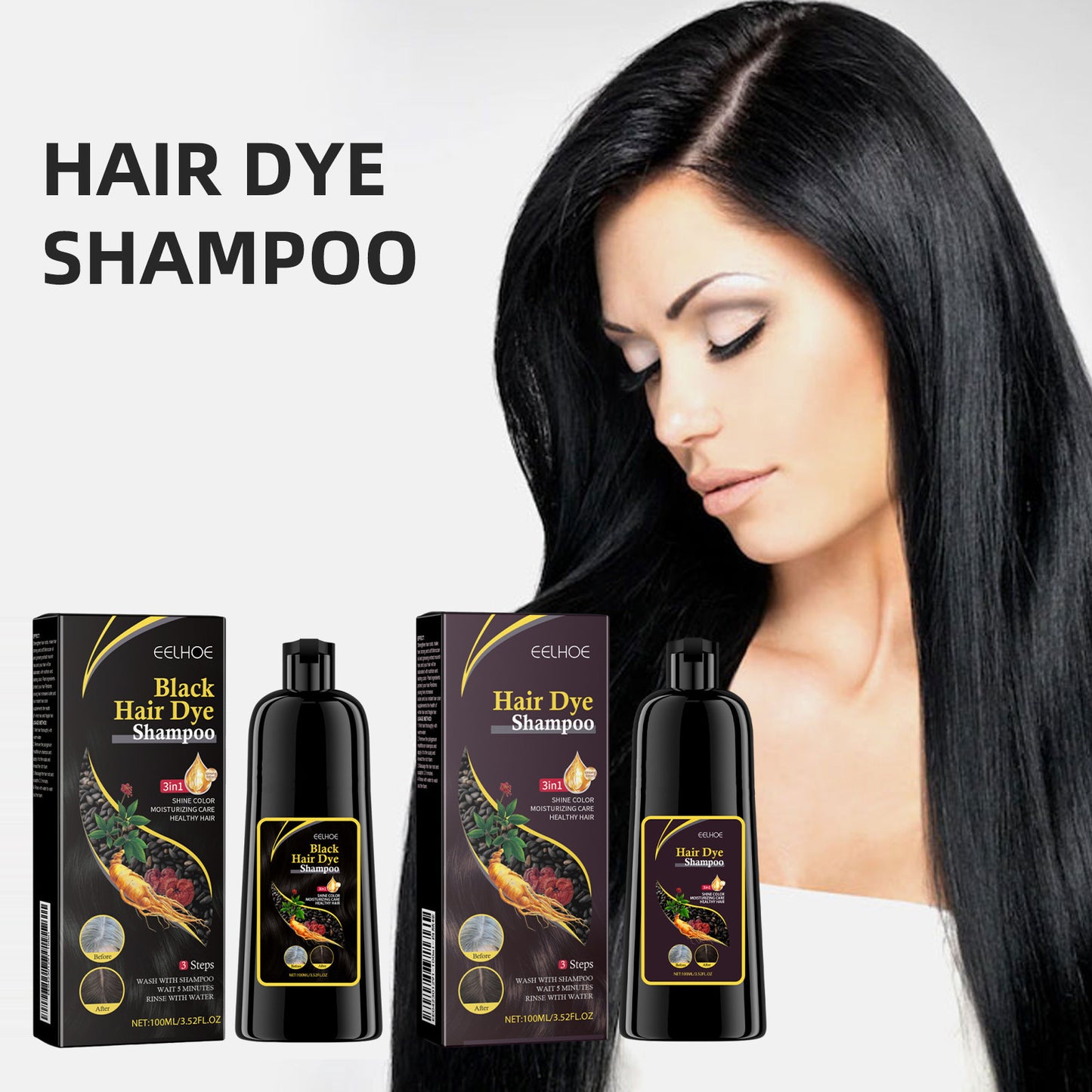 Eelhoe Black Hair Shampoo