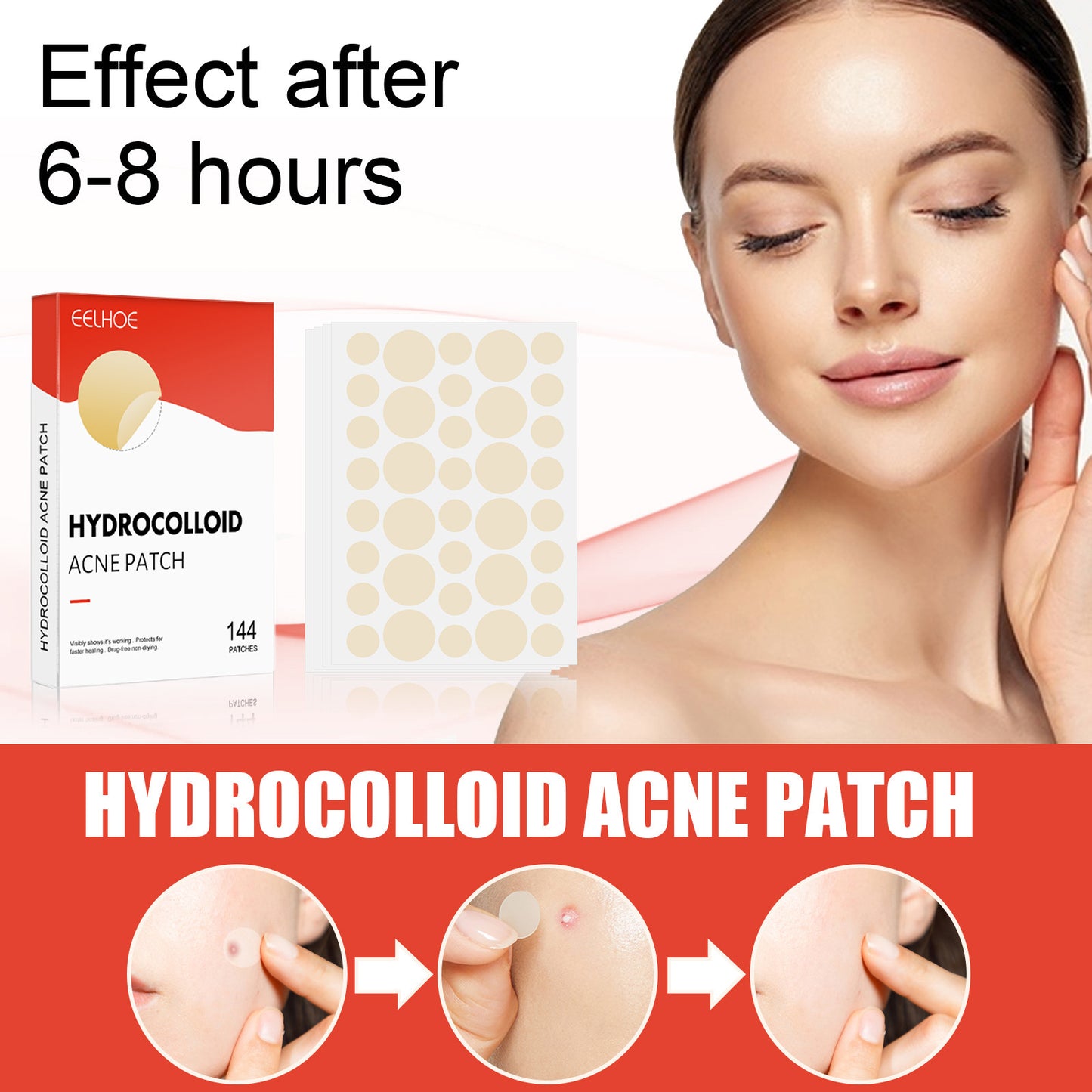 EELHOE Hydrocolloid Acne Patches