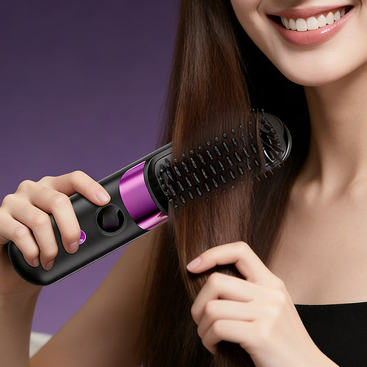 Hair Dryer with Straightening Comb for Smooth Styling