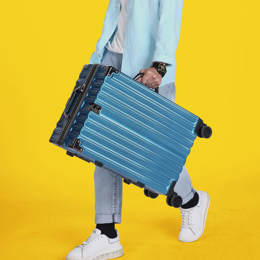 24 Inch Aluminum Frame Trolley Case Large Capacity Bag