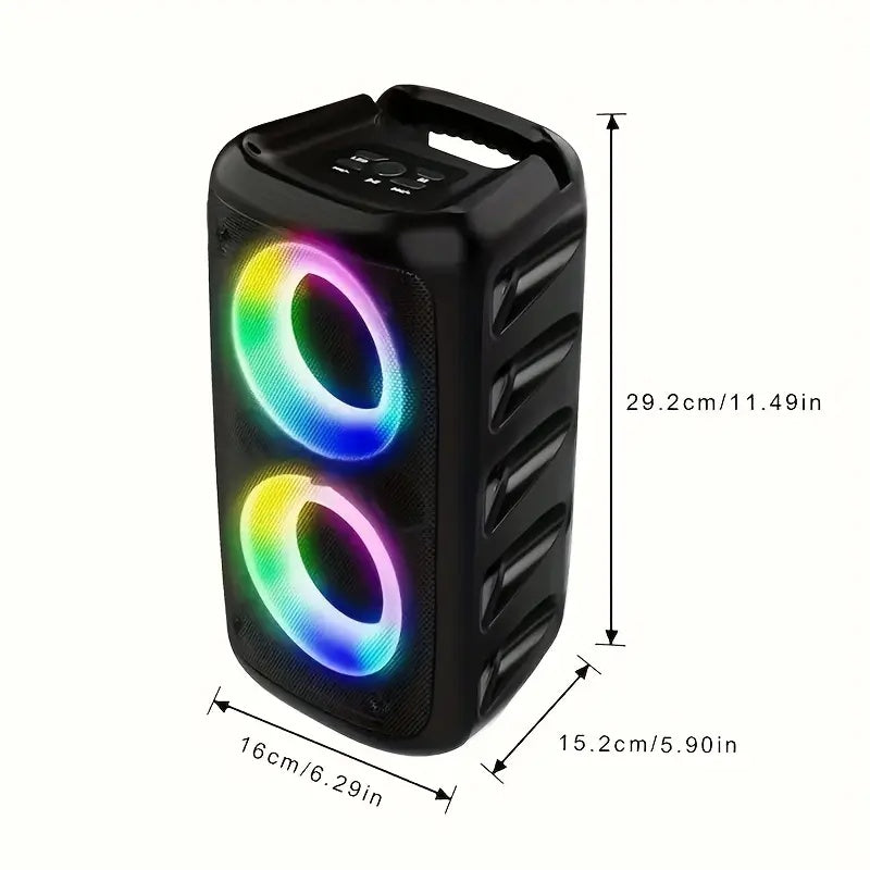 Wireless Stereo Speaker with Subwoofer – Party & Outdoor Ready
