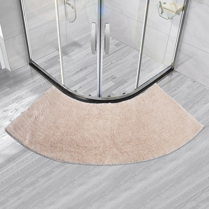 Non-Slip Fan-Shaped Bath Mat for Shower Room Door