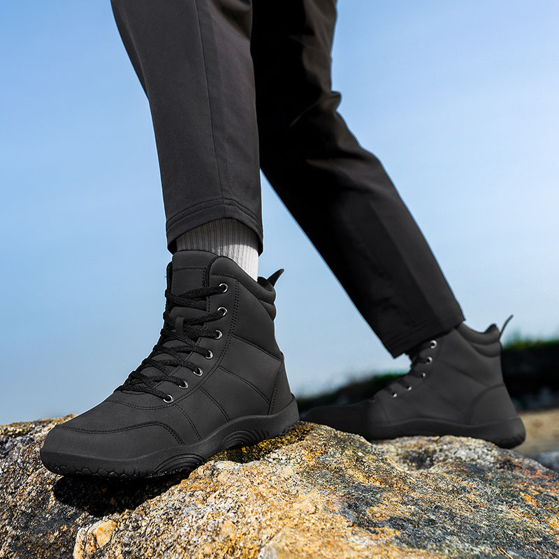 High-top Wide-toe Outdoor Hiking Men's Sports Shoes