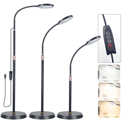 Magnifying Floor Lamp with LED Light for Home and Craft Use