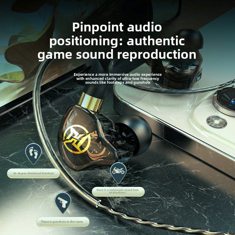 Effime Sports Wired In-Ear Headphones with Bass