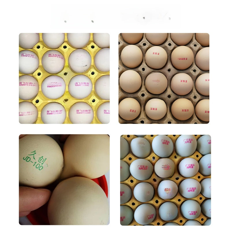 Egg coding machine