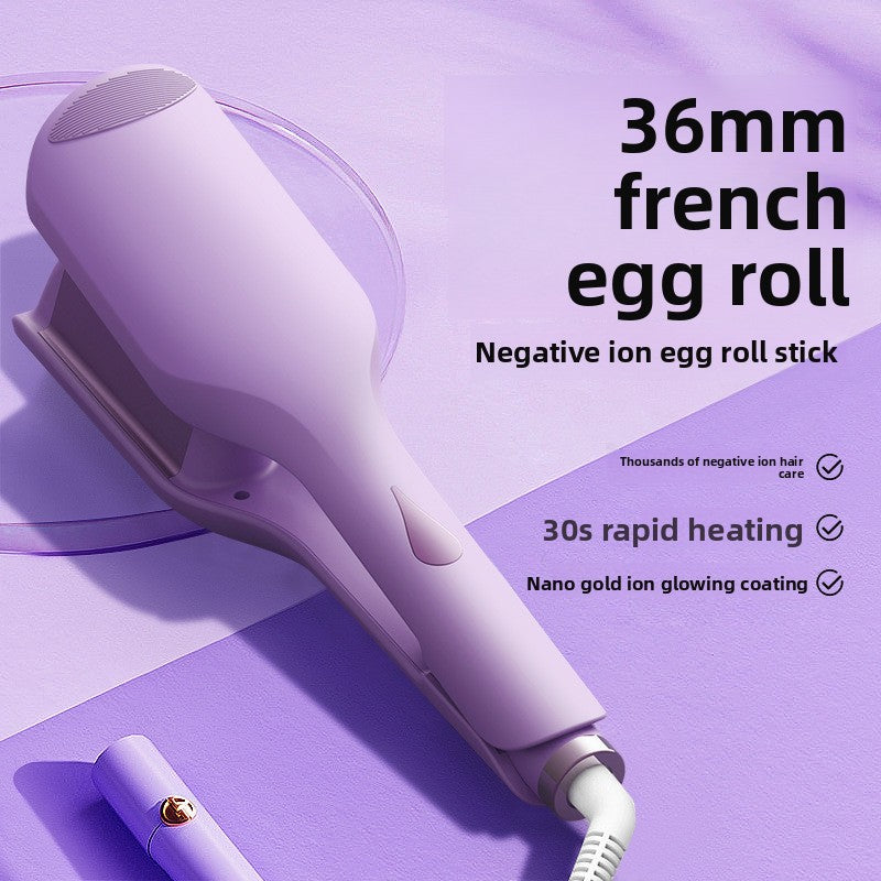 Egg roll curling iron