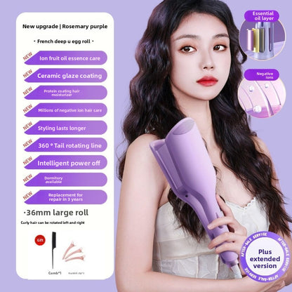 Egg roll curling iron