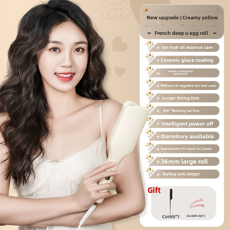Egg roll curling iron