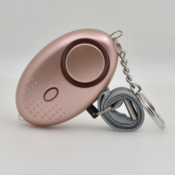 Egg-Shaped Personal Safety Alarm with Flashlight