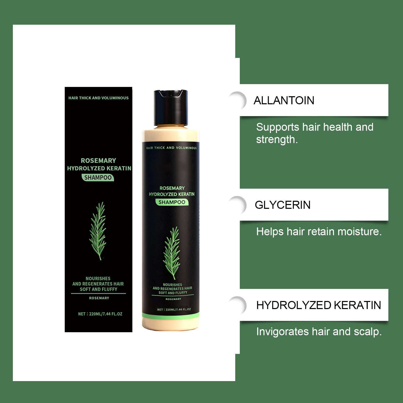 Egg White Pine Extract Shampoo