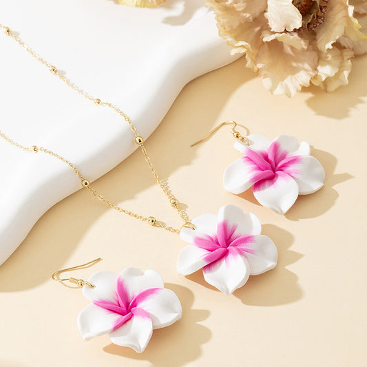 Eggplant flower ornaments