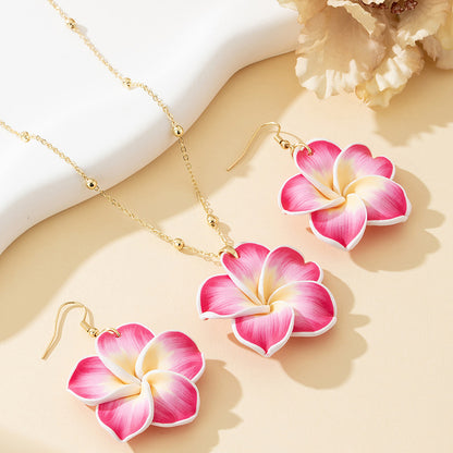 Eggplant flower ornaments
