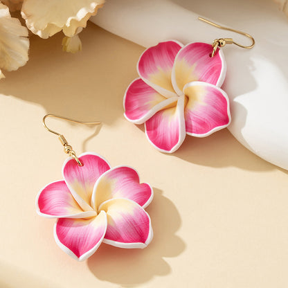 Eggplant flower ornaments