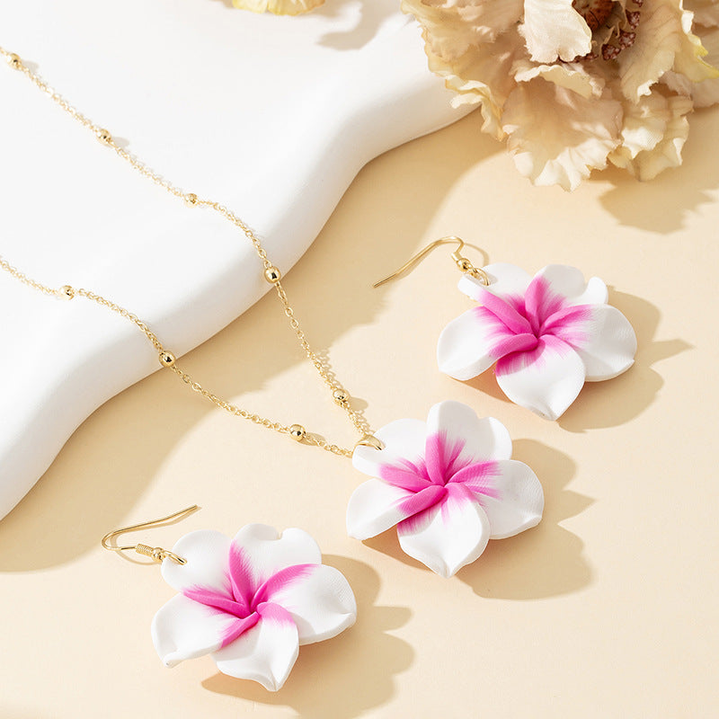 Eggplant flower ornaments