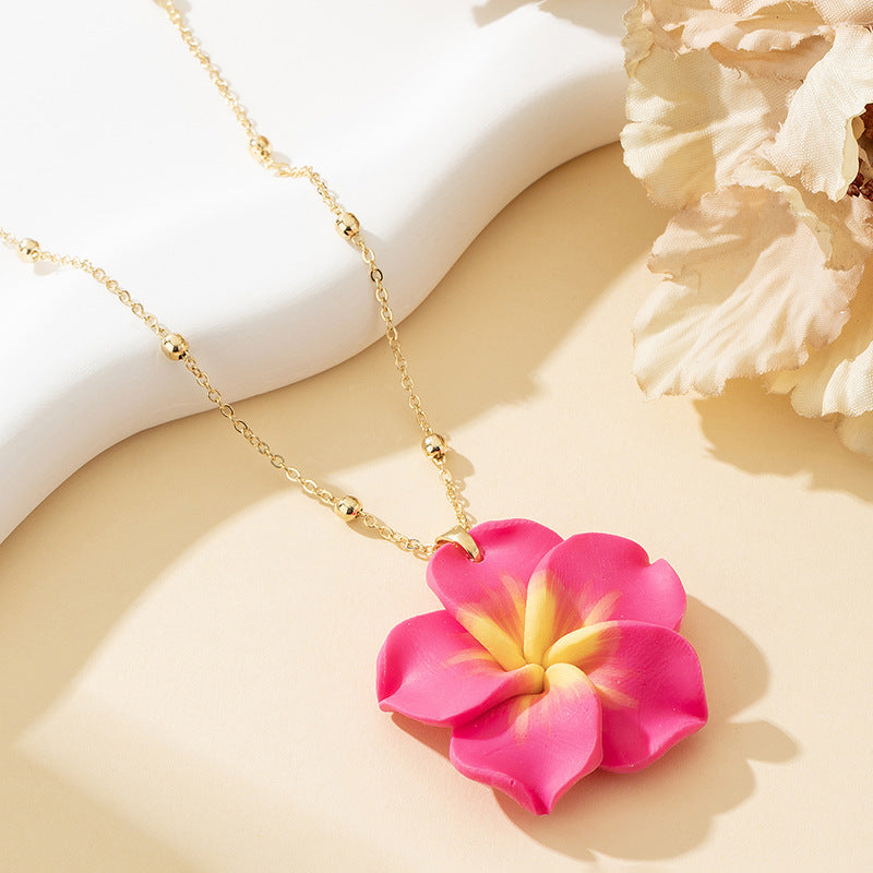 Eggplant flower ornaments