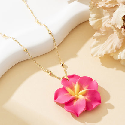 Eggplant flower ornaments