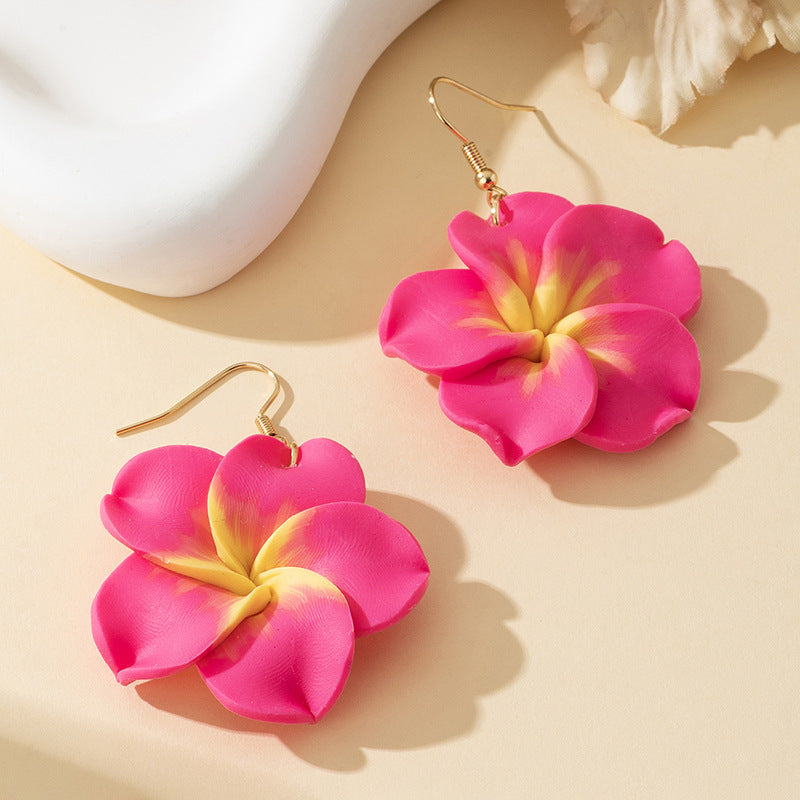 Eggplant flower ornaments