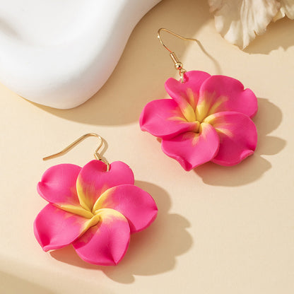 Eggplant flower ornaments