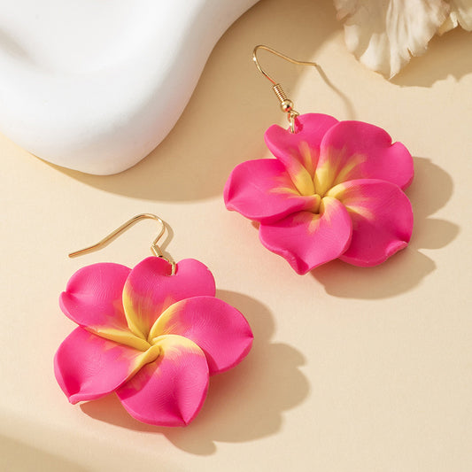 Eggplant flower ornaments