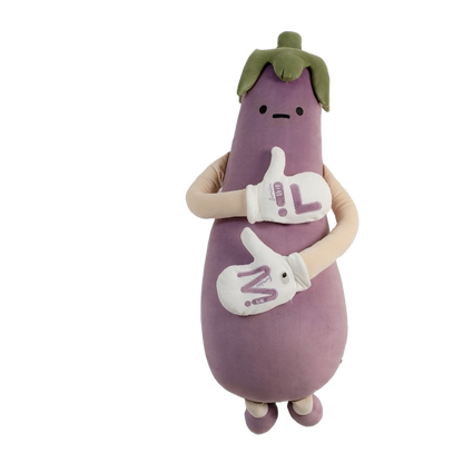Eggplant King's Sleep-Inducing Hugging Pillow Toy