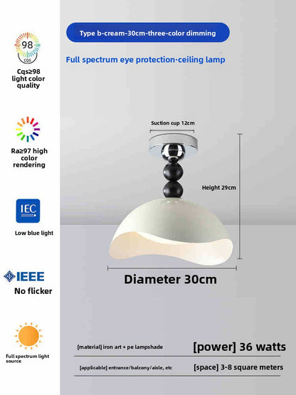 Eggshell ceiling lamp