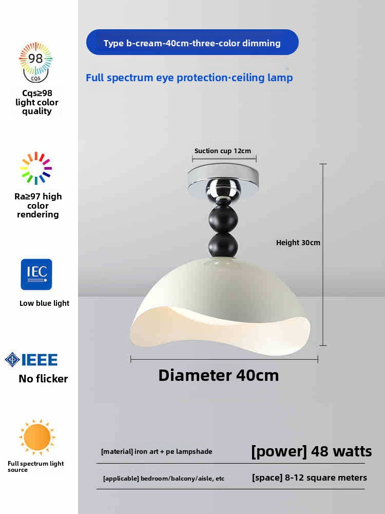 Eggshell ceiling lamp