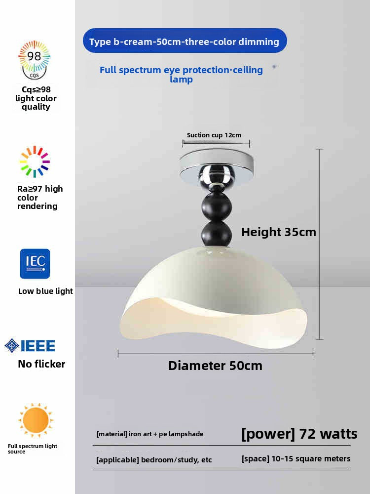 Eggshell ceiling lamp