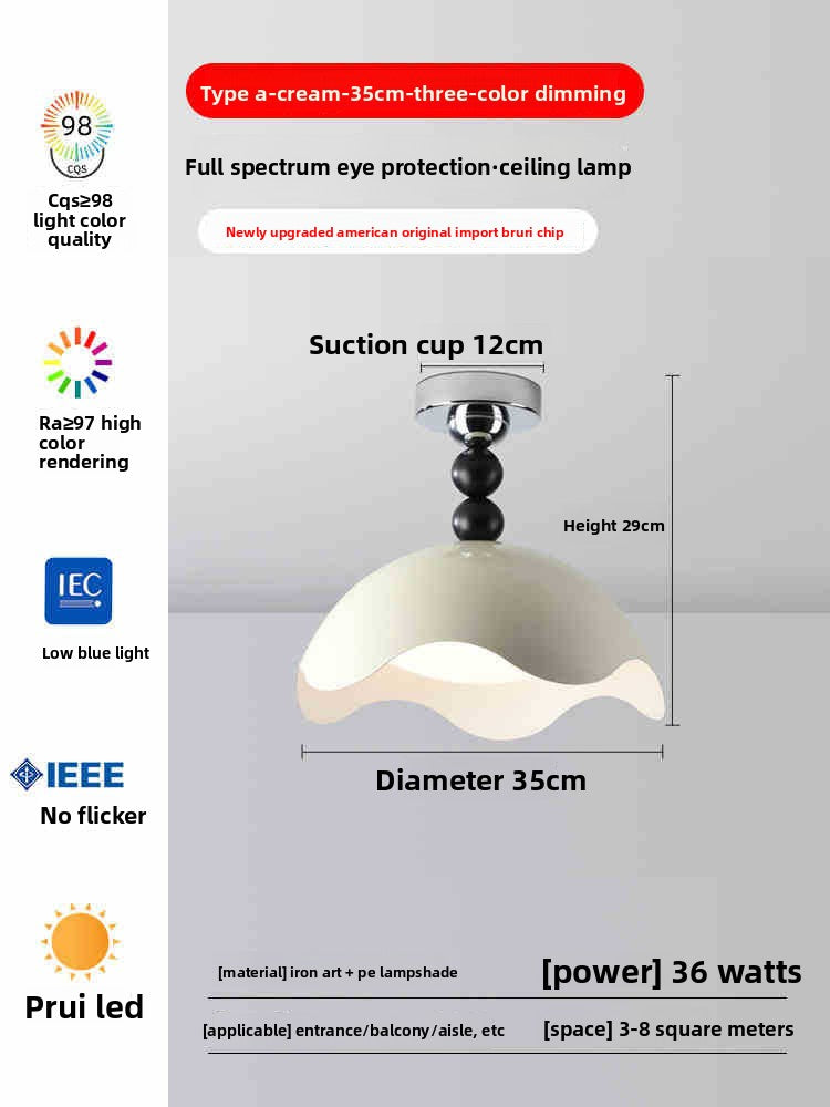Eggshell ceiling lamp