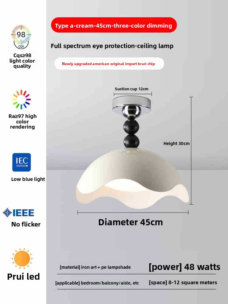 Eggshell ceiling lamp