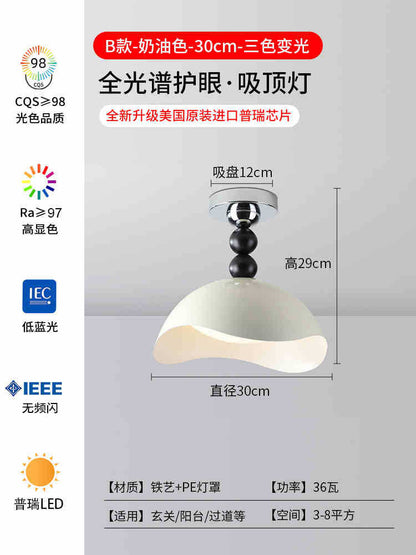 Eggshell ceiling lamp