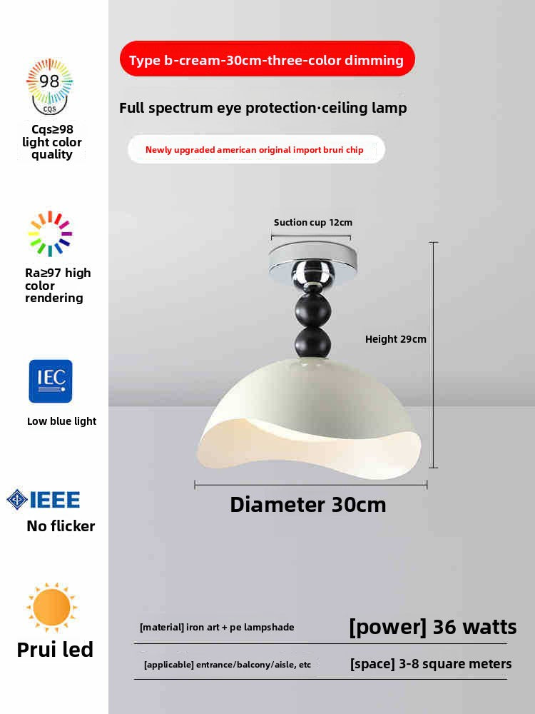 Eggshell ceiling lamp