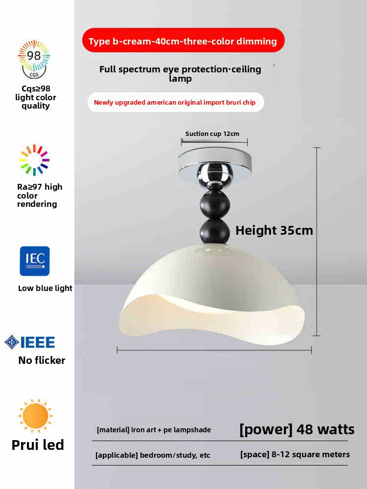 Eggshell ceiling lamp