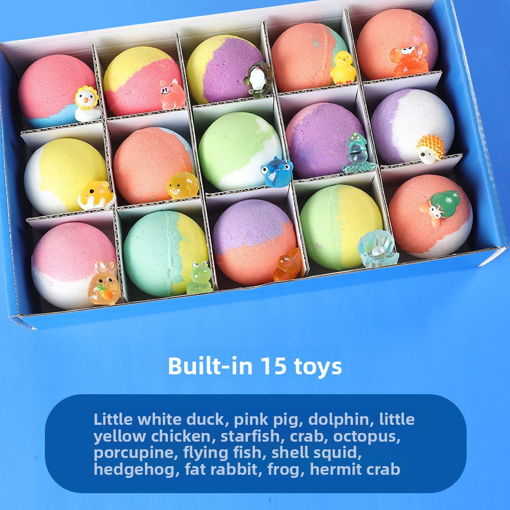 Eggshell Shaped Bath Salt Balls for Skin Exfoliation