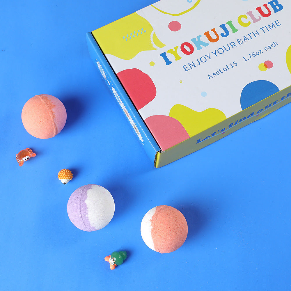 Eggshell Shaped Bath Salt Balls for Skin Exfoliation
