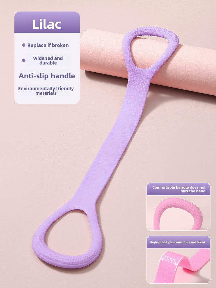 Eight-character Tensioner Open Back Fitness Women's Stretch Belt Stretch Belt Exercise Equipment Home Open Shoulder Body Shaping Yoga Artifact