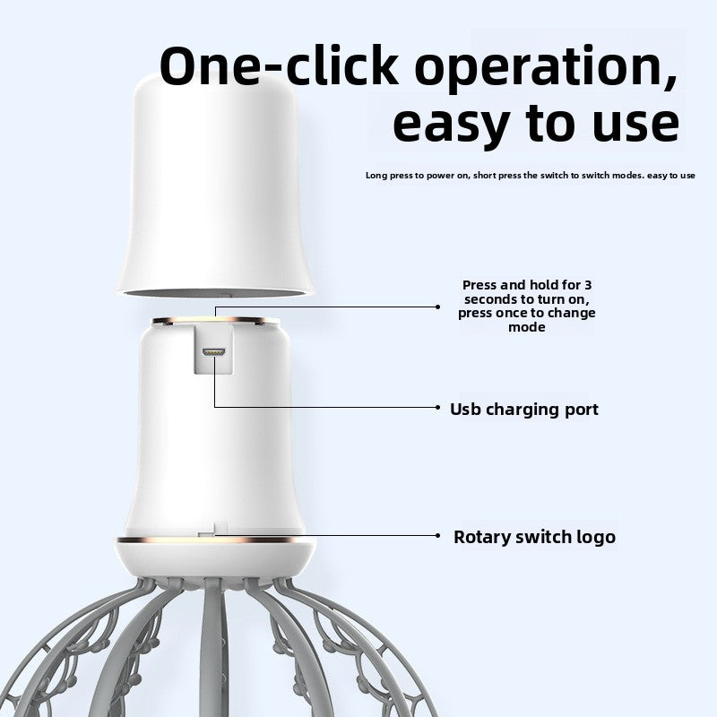 Eight-claw massage instrument