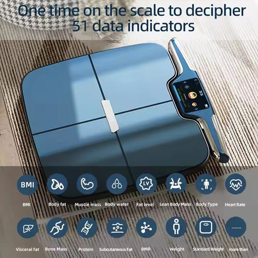 Eight-electrode body fat scale