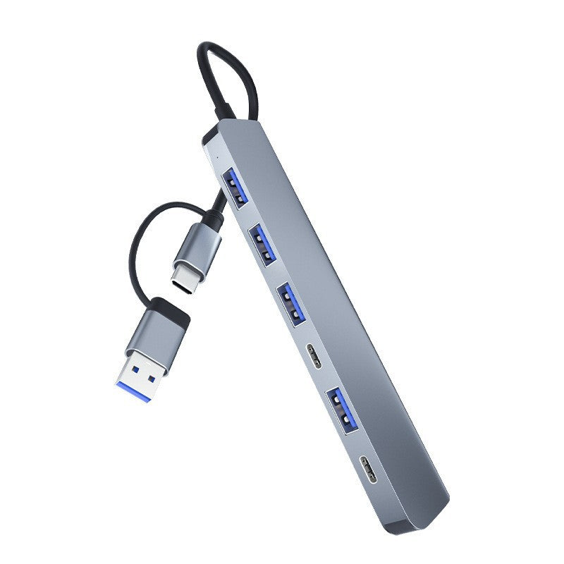Eight-in-one dual-head high-speed hub docking station