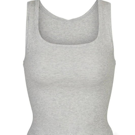 Elastic and slimming short sleeveless vest