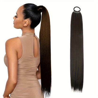 Elastic Band Ponytail Wig