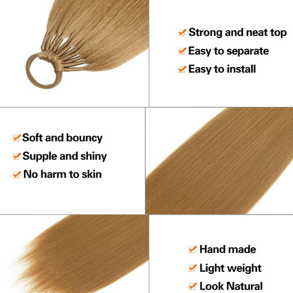 Elastic Band Ponytail Wig